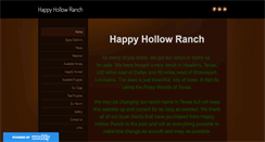 Desktop Screenshot of happyhollowranch.com